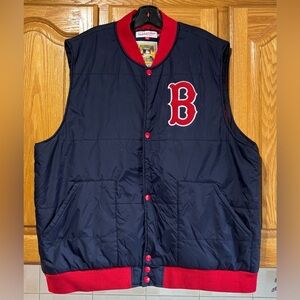 Mitchell & Ness Cooperstown Collection Boston Red Sox MLB Puffer Vest 3XL